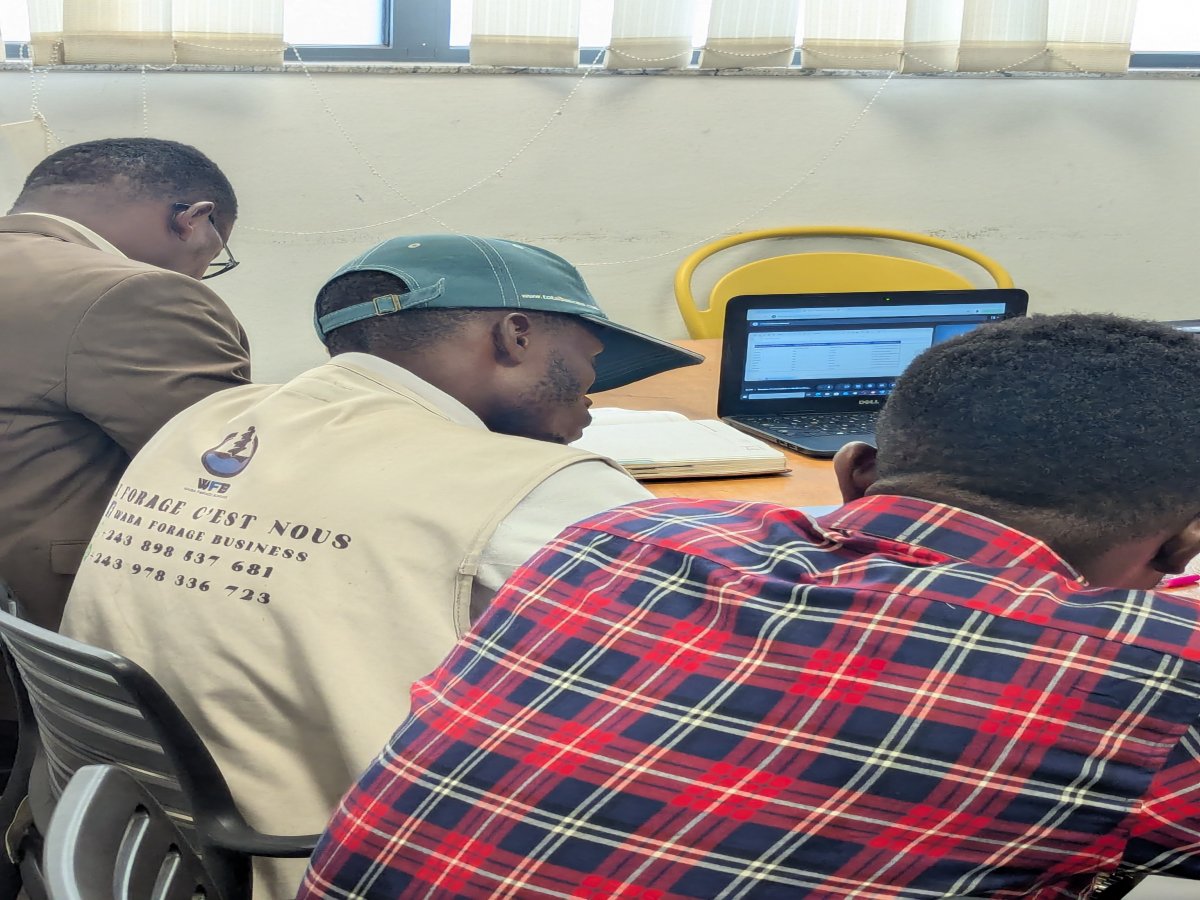 Formation en présentiel à Kinshasa en cartographie avec QGIS