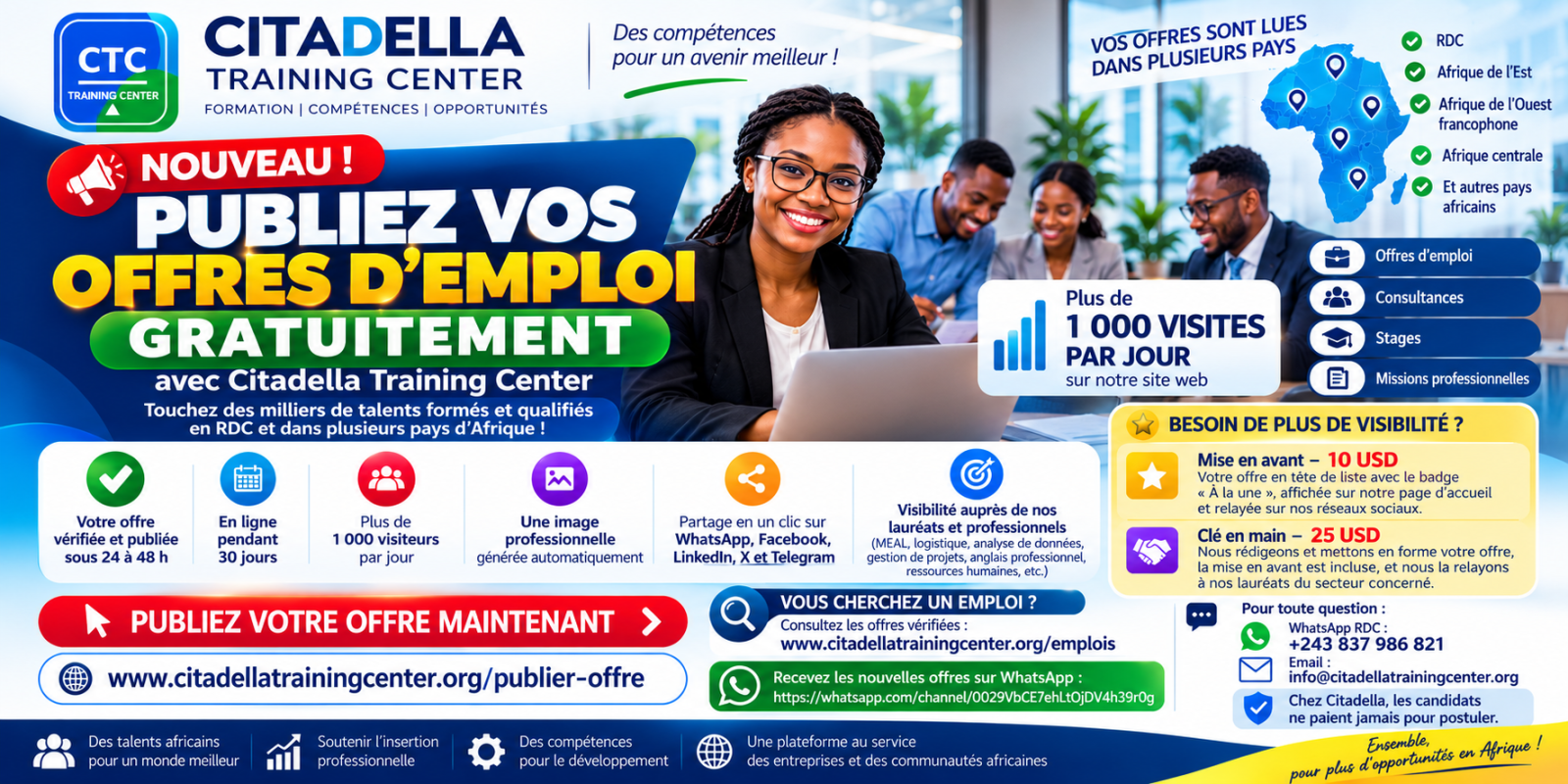 Espace Offres d’Emploi – Citadella Training Center